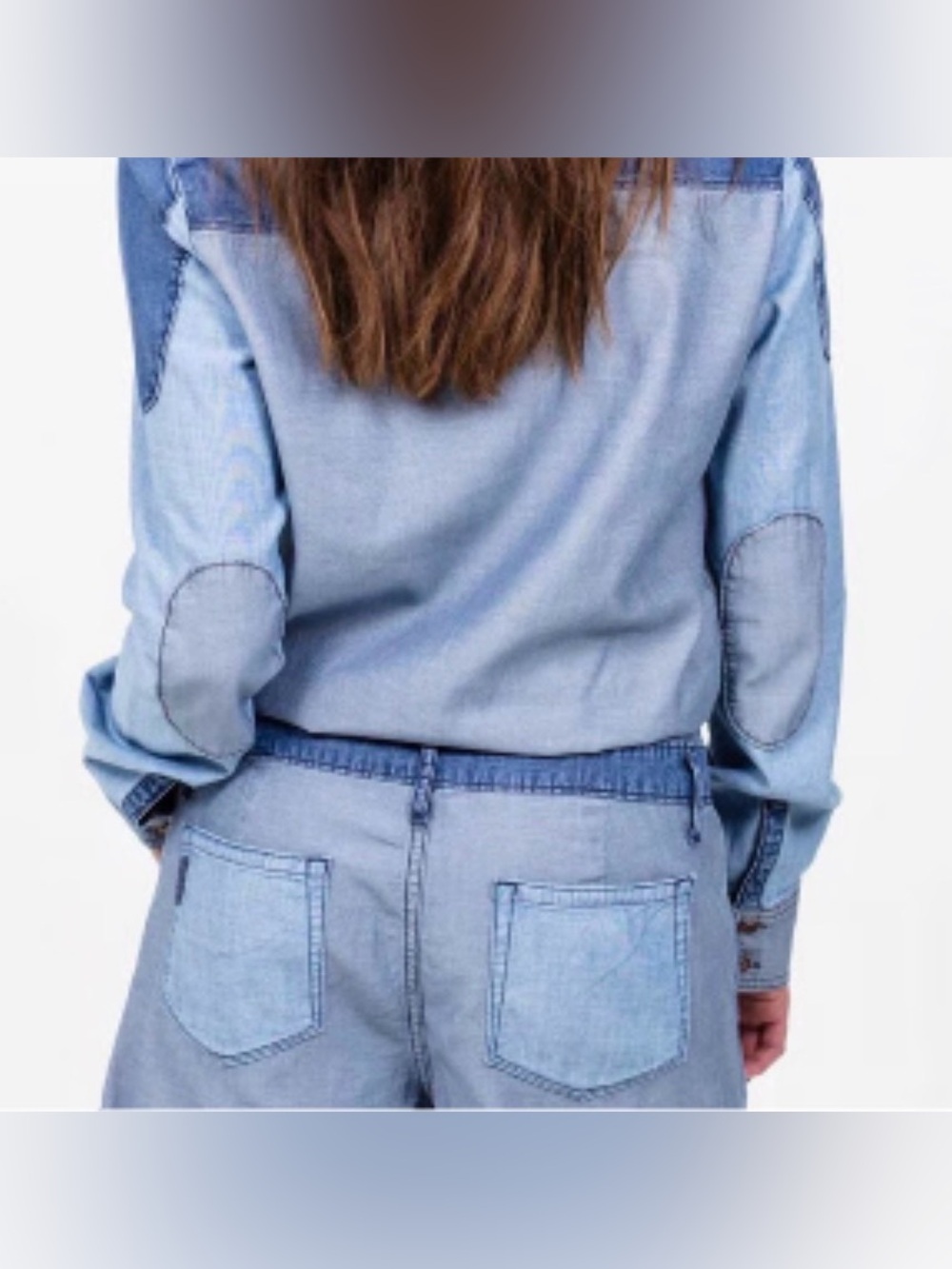 PAIGE Light Blue Denim Jumpsuit - Picture 3 of 11